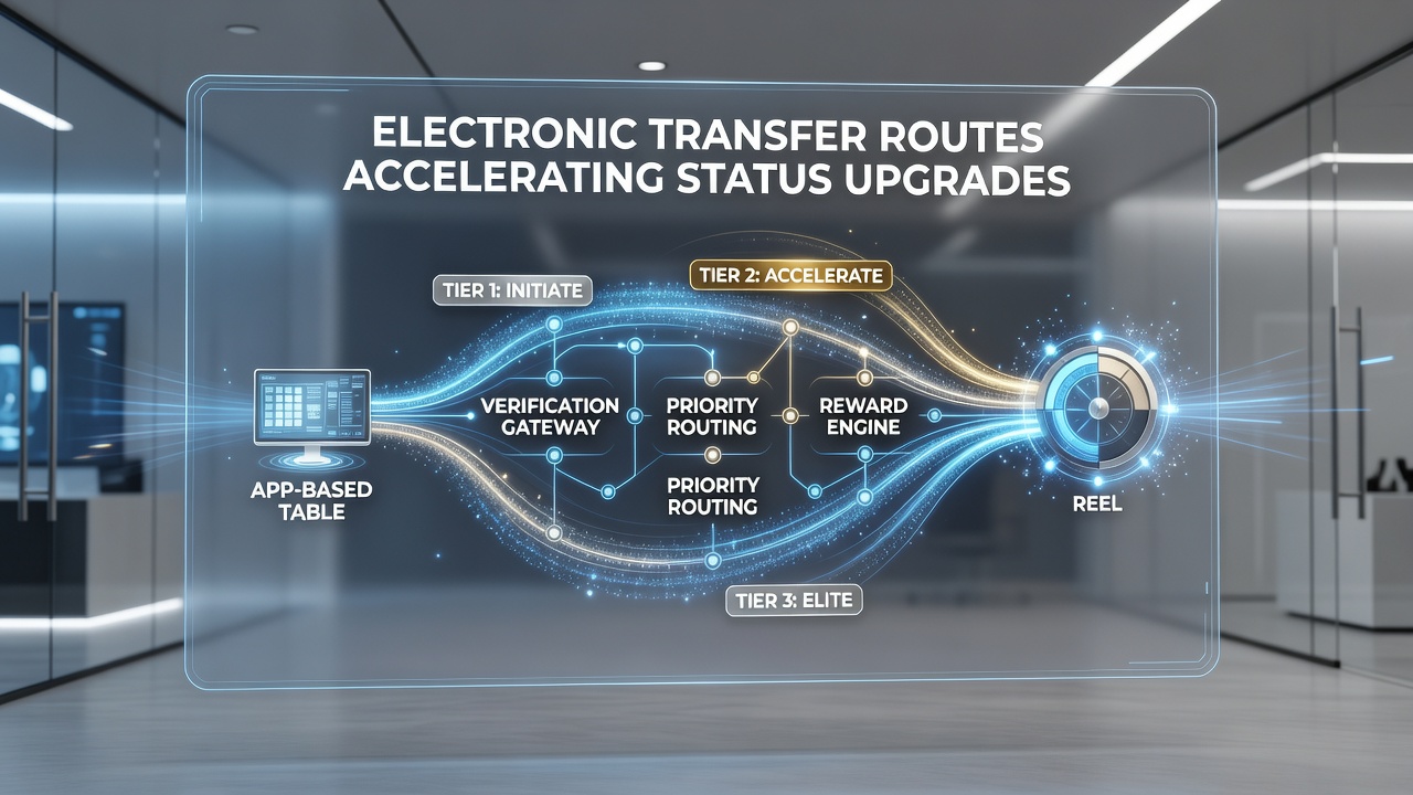 Flowchart illustrating payment routes accelerating VIP status in reel and table gaming apps