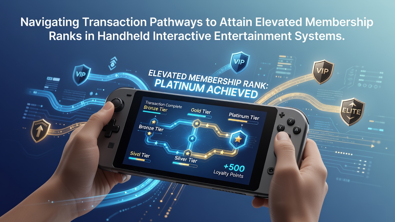 Mobile device displaying interactive entertainment app interface with transaction options and membership progression indicators