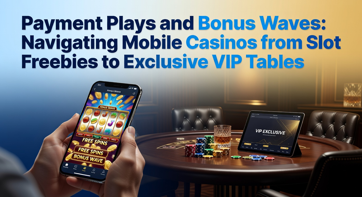 Vibrant mobile casino interface showing slot reels spinning alongside payment icons and bonus notifications