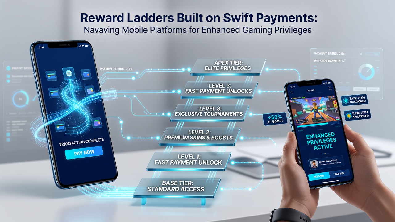 Close-up of mobile app dashboard displaying VIP tiers and instant payout options
