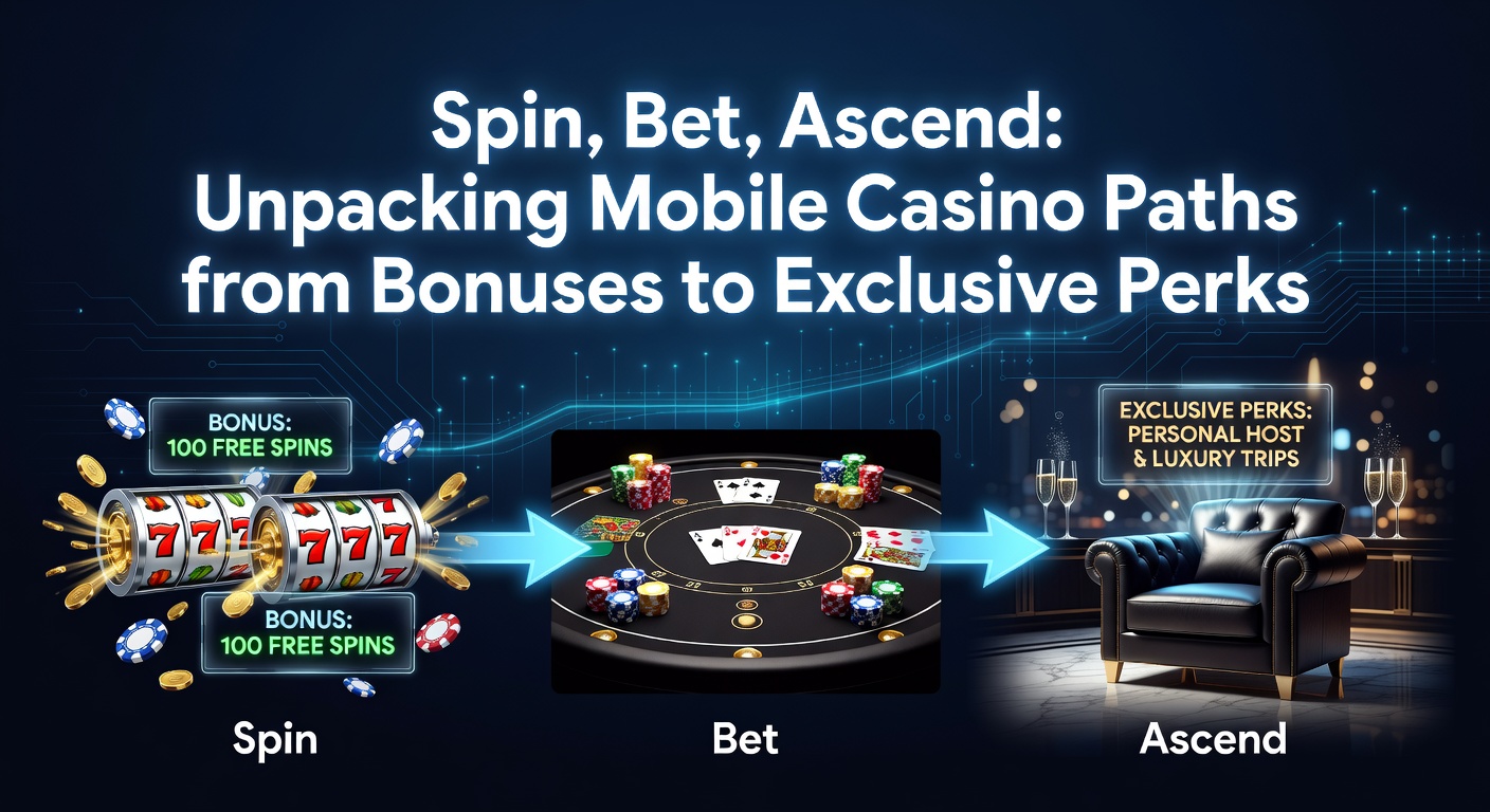 Vibrant mobile casino interface showing slot reels spinning alongside bonus notifications and loyalty tier icons