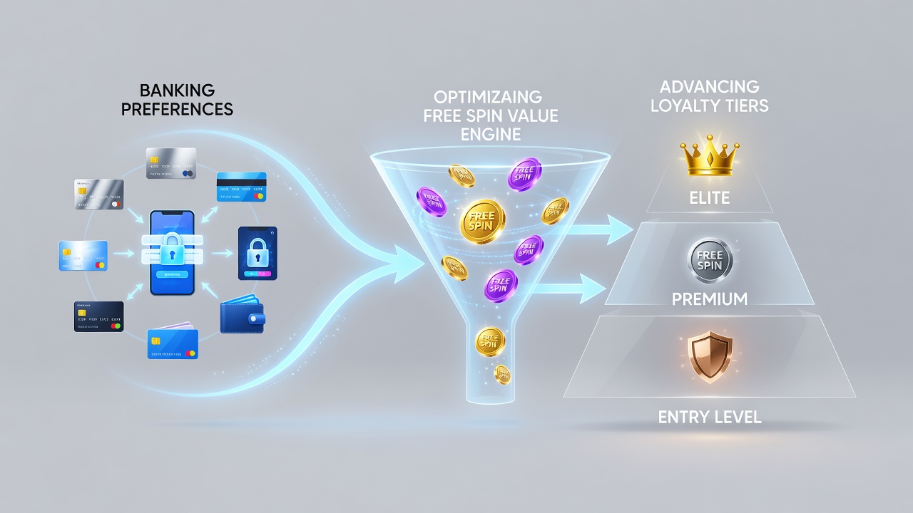 Loyalty program dashboard on smartphone showing tier progress and free spin redemptions